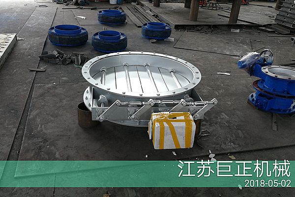 圓形擋板門（直徑210cm）已完工，待入庫