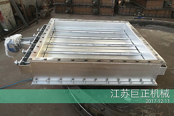 方形擋板門（寬8m）完工，待包裝