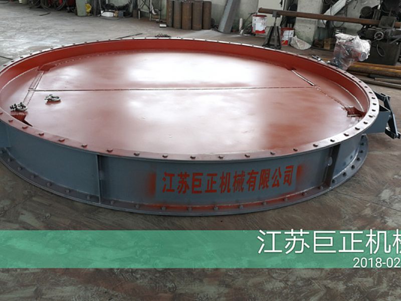 圓形擋板門（直徑270cm）完工了，準(zhǔn)備發(fā)往江西客戶